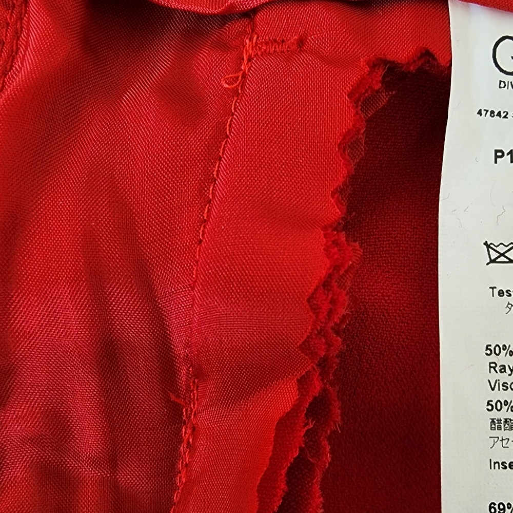 N°21 Inside Stripe Trousers In Red Size 38 - Picture 13 of 14